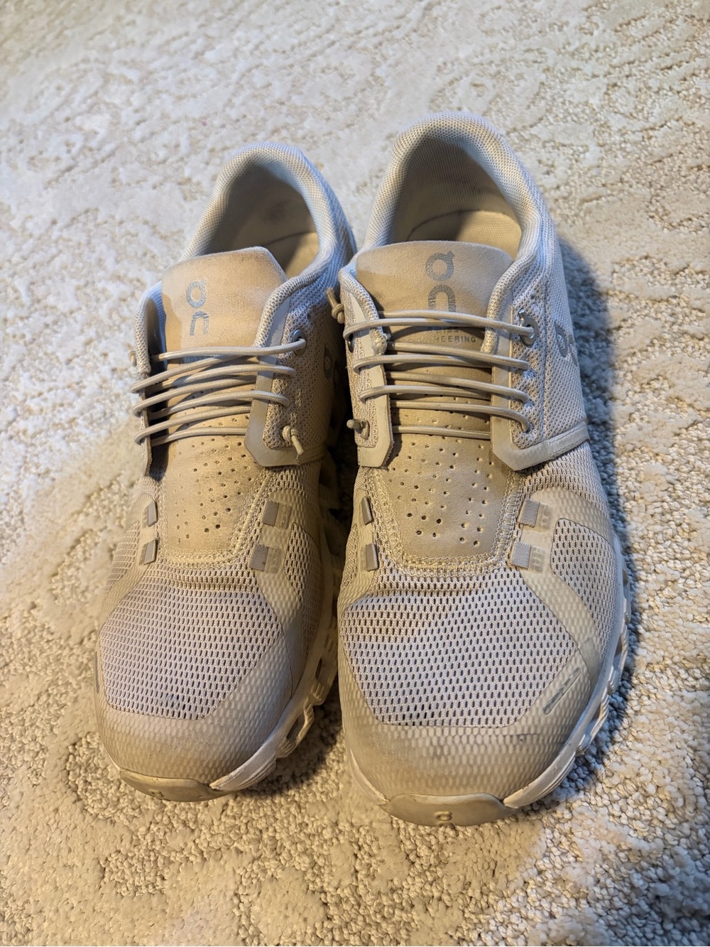 On cloud shoes